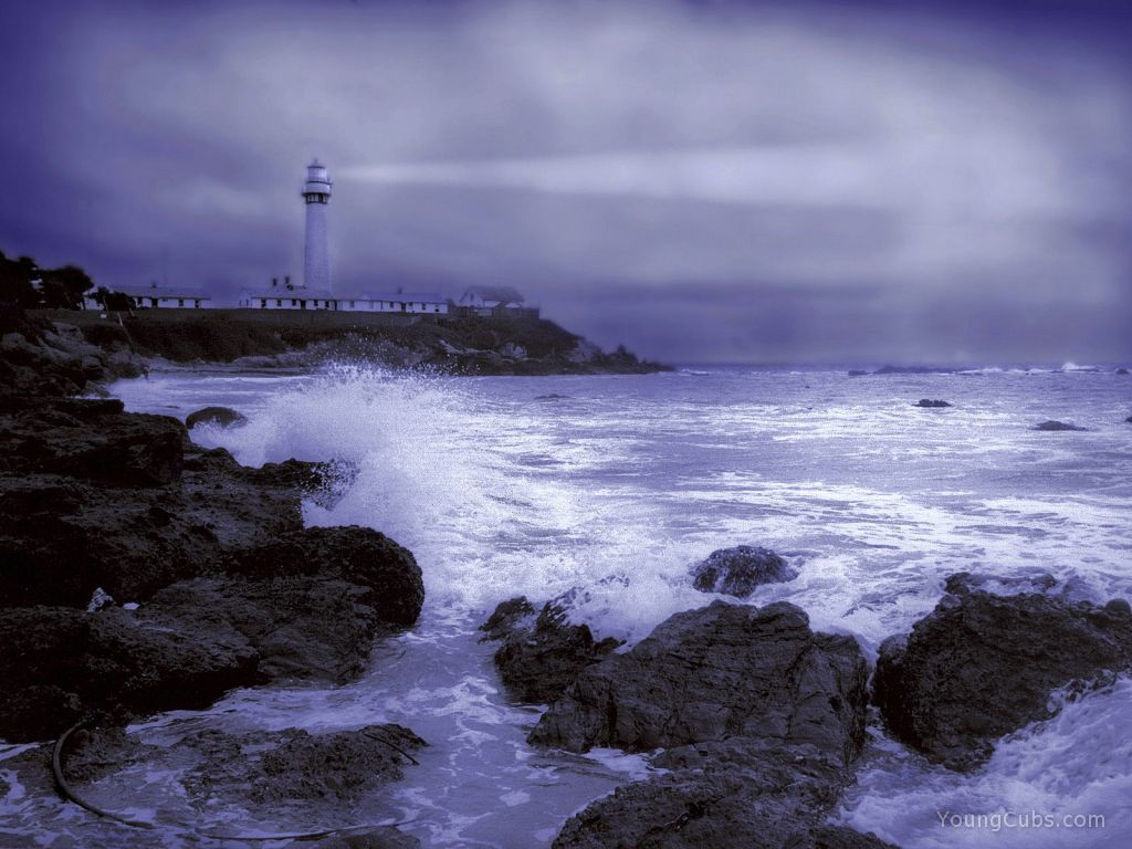 Stormy Weather, Pigeon Point Light Station, California